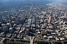 Portland, Oregon facing northeast